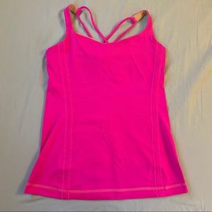 Pink lululemon tank
